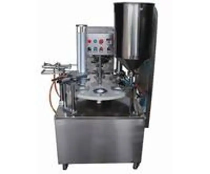 Commercial Automatic Plastic Cup Filling And Sealing Machine